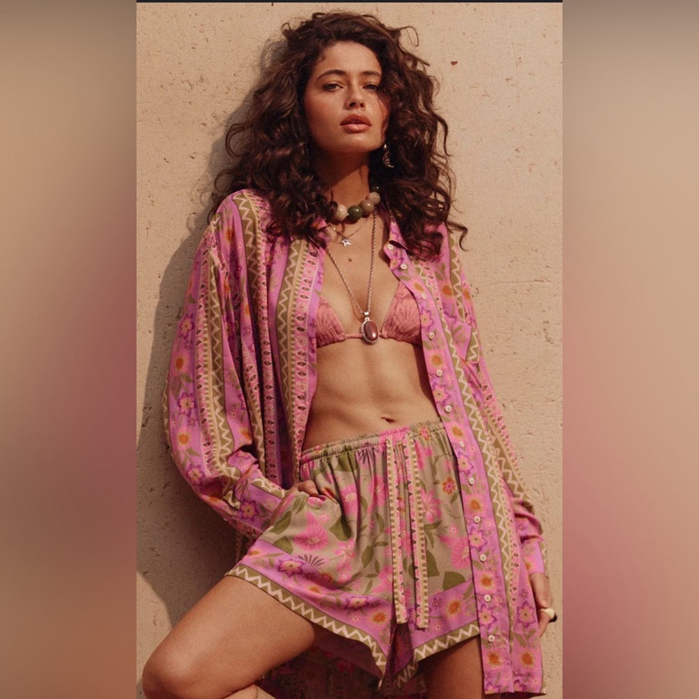 Spell And The Gypsy Goldie Shorts in the Desert Rose Pattern